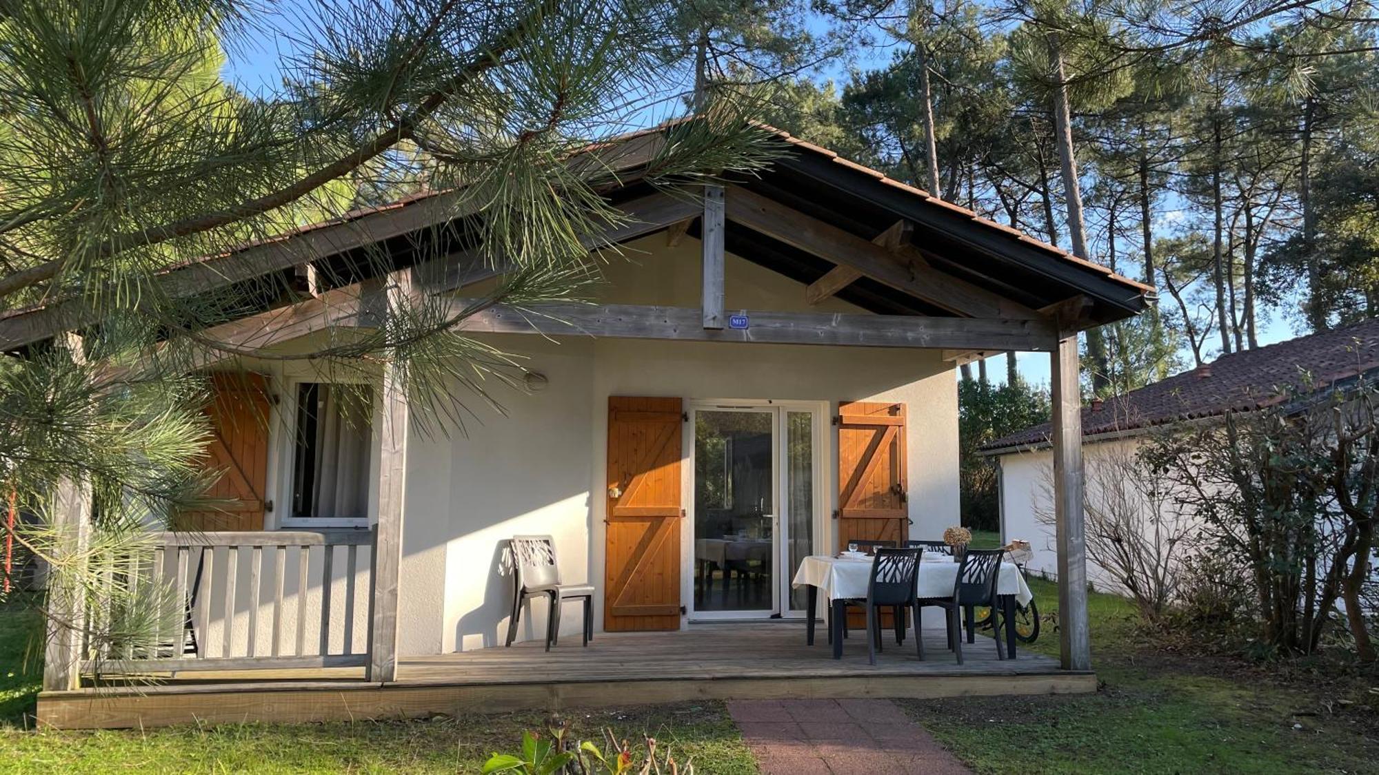 אונדרה Chalet Paisible A La Plage, Piscine Et Tennis מראה חיצוני תמונה